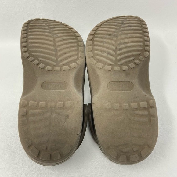 Crocs M8-9 W10-11 Brown Slip On Waterproof Outdoor Garden Sandals Clogs - Picture 13 of 15